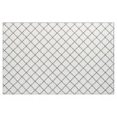 Modern Black White Squares checkt het linepatroon Stof (Fat Quarter)