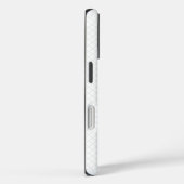 Modern Black White Squares Monogrammed Stylish Case-Mate iPhone Case (Achterkant / Rechts)