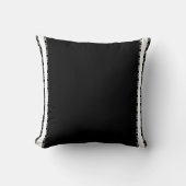 Modern Black & White Striped Decorative Kussen (Voorkant)