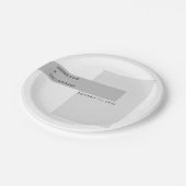 Modern Black & White Wedding Papieren Bordje (Gekanteld)