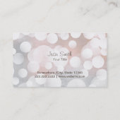 Modern Black Women Beauty Salon Visitekaartje (Achterkant)