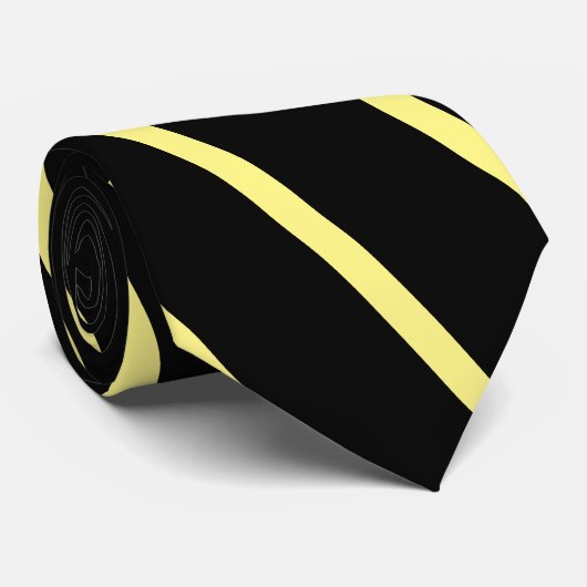 Modern Black YellowCute Stropdas (Opgerold)