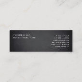 Modern Blackboard Martial Arts Instructor  Mini Visitekaartje (Achterkant)