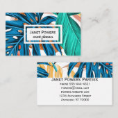 modern blad art custom visitekaartje (Voorkant / Achterkant)