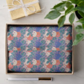 Modern blad, knop, en bloem patroon weefsel papier (Geschenk)
