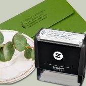 Modern blad  zelfinktende stempel