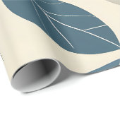 Modern bladmotief cadeaupapier (Rol Hoek)