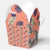 Modern Bladpatroon Bruiloft & Feestartikelen Bedankdoosjes (Geopend)