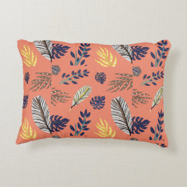 Modern bladpatroon Home Decor Thuis Gooi & Fleece Accent Kussen