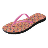 Modern bladpatroon teenslippers (Schuin)