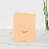 Modern Blank Botanical Note Card Stationery Bedankkaart (Achterkant)