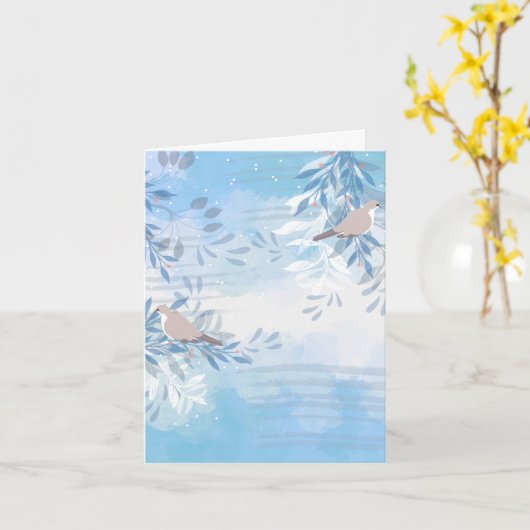 Modern Blank Botanische Note Kaart Stationery (Gele Bloem)