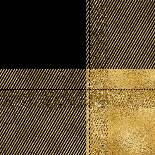 Modern Blanket Black Gold Graduation Keepsake Fleece Deken