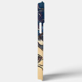 Modern Blauw Abstract Koel Mannelijk Kunstwerk Case-Mate iPhone Case (Achterkant / Rechts)