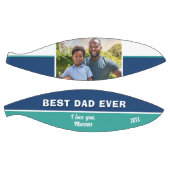 Modern Blauw Beste Pap Ooit Foto Vader Basketbal (Panelen)