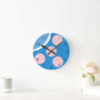 Modern Blauw Court Tennis Roze Bal Racket