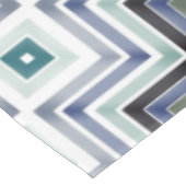 Modern blauw en Blauwgroen tafelkleed (Gekanteld)