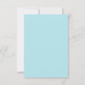 Modern blauw en rood bedankkaart (Achterkant)