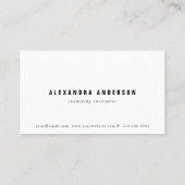 Modern blauw en turquoise golfpatroon Visitekaartj Visitekaartje (Achterkant)