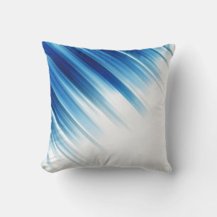 Modern blauw en wit, decoratief kussen