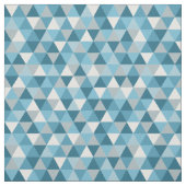 Modern blauw geometrisch | Stof (Swatch)