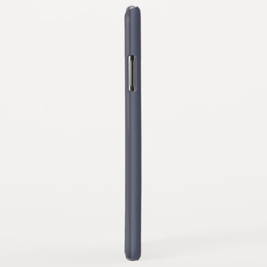 Modern blauw grijs gestreept Case-Mate iPhone case (Achterkant/rechts)