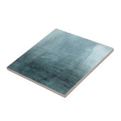 Modern Blauw Groen Waterverf Abstract Minimaal Tegeltje (Zijkant)