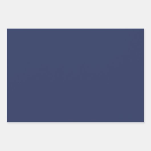 Modern blauw kerstinpakpapier inpakpapier vel (Voorkant)