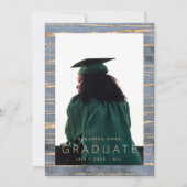 modern blauw oaseafstuderen aankondiging (Voorkant)