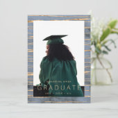 modern blauw oaseafstuderen aankondiging (Staand voorkant)