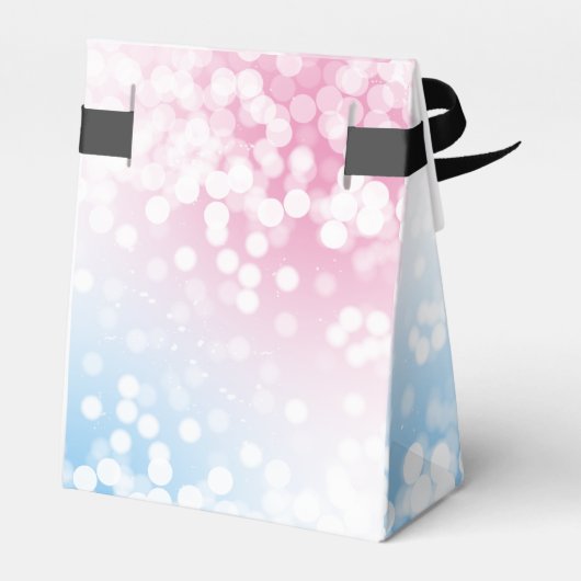 Modern blauw of roze? Geslacht Bedankdoosjes (Achterkant)