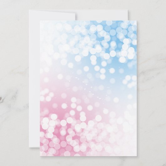 Modern blauw of roze? Geslacht Bedankkaart (Achterkant)