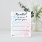 Modern blauw of roze? Geslacht partijadvies onthul (Staand voorkant)