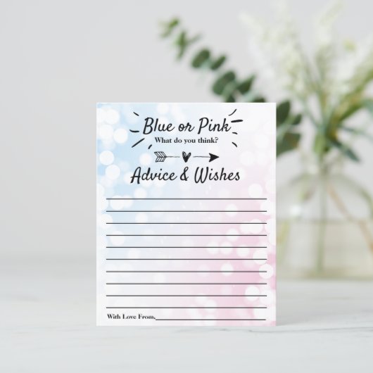 Modern blauw of roze? Geslacht partijadvies onthul (Staand voorkant)