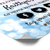 Modern blauw of roze? Welkom bij Gender Reopenbaar Poster (Hoek)