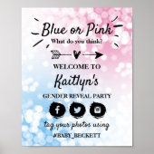 Modern blauw of roze? Welkom bij Gender Reopenbaar Poster (Voorkant)