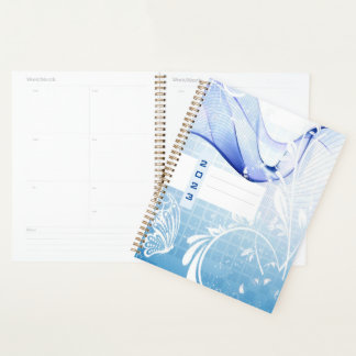 Modern blauw planner