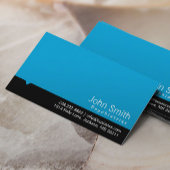 Modern blauw psychiater Visitekaartje