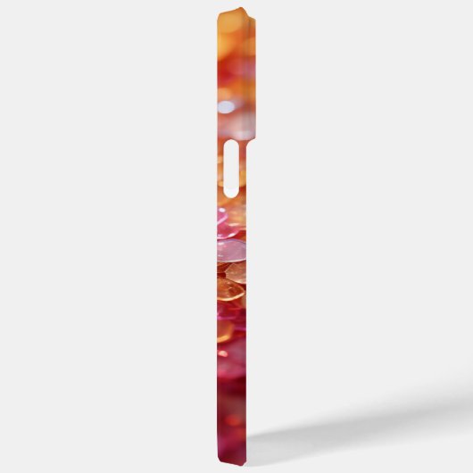 Modern Blauw Roze Pastel Ombre Glitter Monogrammed Case-Mate iPhone Case (Achterkant / Rechts)