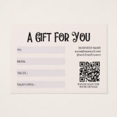 Modern Blauw Roze Vrolijk Kerstcadeau Kaart (Achterkant)