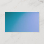 modern blauw visitekaartje (Achterkant)