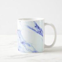 Modern blauw wit abstract marmerpatroon