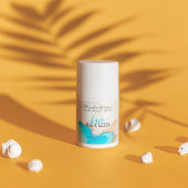 Modern Blauw Wit Agaat Marmer Opal Product Label