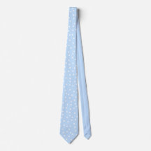Modern Blauw Witte Stippen Bruidegom Cadeau  