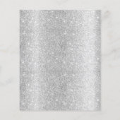 Modern Blauw & Zilver Huis Schoonmaak Huishouding Flyer (Achterkant)