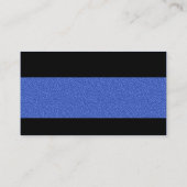 Modern - Blauwe Gepreste Textuur Visitekaartje (Achterkant)