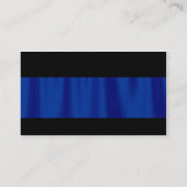 Modern - blauwe gordijnen visitekaartje (Achterkant)