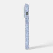Modern Blauwe Hart iPhone Hoesje (Linkerkant)