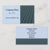 Modern Blauwgroen blauw ontwerp Visitekaartje (Voorkant / Achterkant)