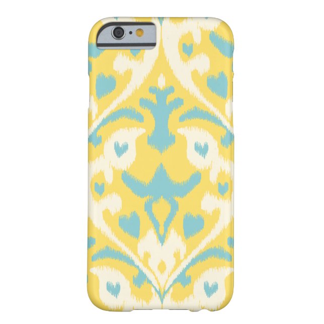Modern blauwgroen geel gordelstaarttribaal Case-Mate iPhone case (Achterkant)